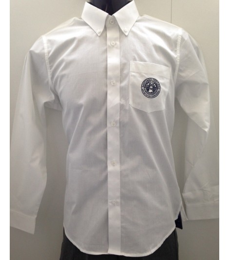 Camisa SC Blanca M/L Talla 12 a 16